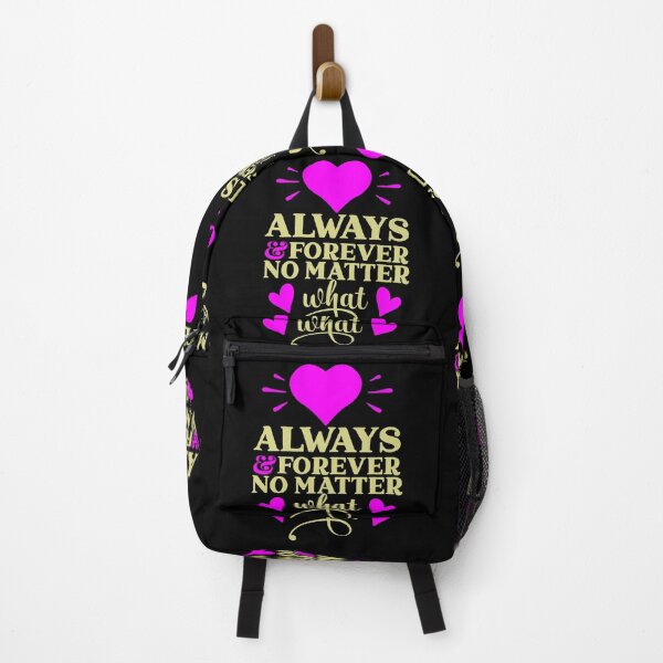 Item preview, Always And Forever No Matter What - Romantic Love Quote designed and sold by Delandor.