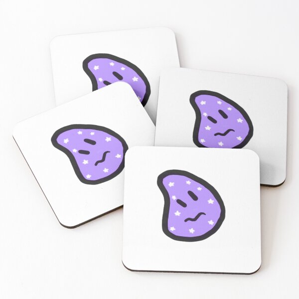 Item preview, Lavender nervous blob with stars designed and sold by pastelsloth.