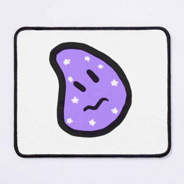 Item preview, Lavender nervous blob with stars designed and sold by pastelsloth.