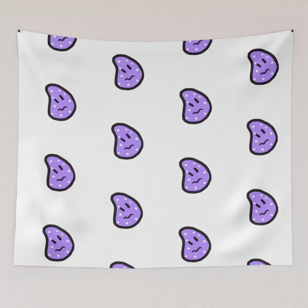 Item preview, Lavender nervous blob with stars designed and sold by pastelsloth.