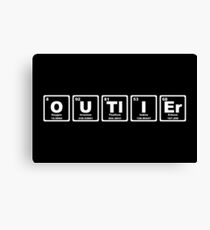 Outlier - Periodic Table Canvas Print