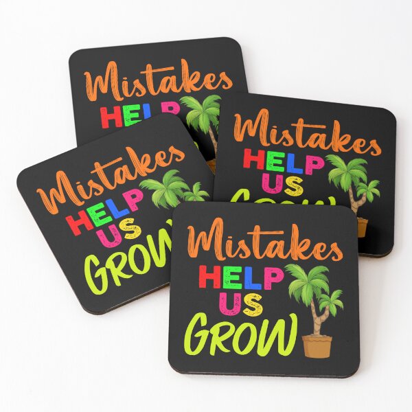 Item preview, Mistakes Help Us Grow Positive Growth Mindset Shirt Back to School Teacher Students designed and sold by CREATIVE-TEE.