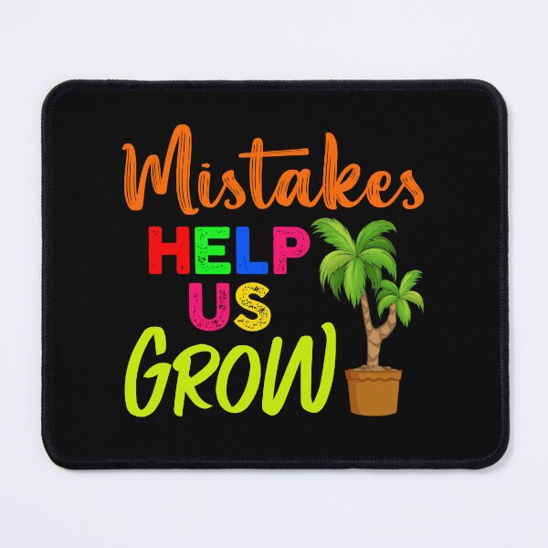 Item preview, Mistakes Help Us Grow Positive Growth Mindset Shirt Back to School Teacher Students designed and sold by CREATIVE-TEE.