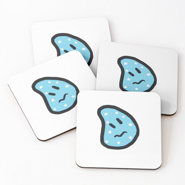 Item preview, Light blue nervous blob with stars designed and sold by pastelsloth.