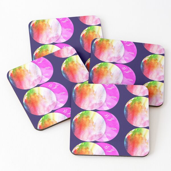Item preview, Abstract bright circle design | bright vibrant watercolor circle designed and sold by lausn.