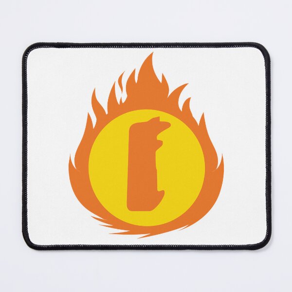 Item preview, Superhero Letter I Fire Insignia designed and sold by ClareJean45.