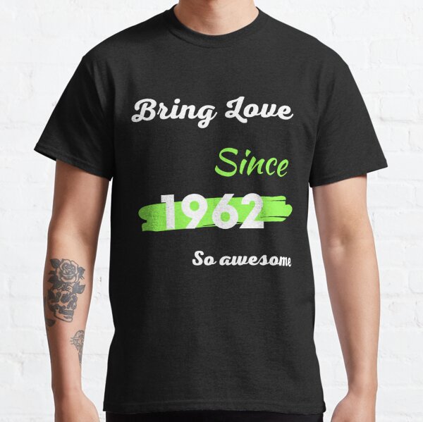 Camiseta As Lendas Nasceram Em 1962 60 Anos Sessenta