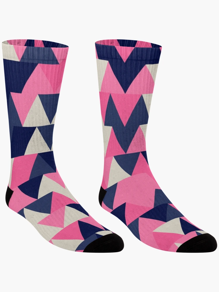 Thumbnail 3 of 5, Socks, Triangles 5 designed and sold by genpythonart.