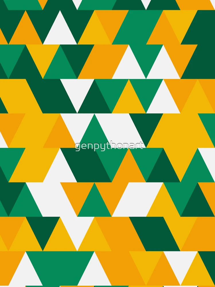 Thumbnail 4 of 4, iPhone Case, Triangles 6 designed and sold by genpythonart.