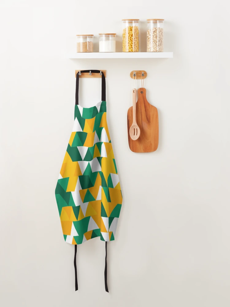 Thumbnail 4 of 6, Apron, Triangles 6 designed and sold by genpythonart.
