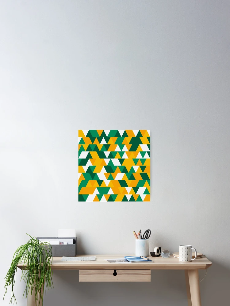 Thumbnail 2 of 3, Poster, Triangles 6 designed and sold by genpythonart.