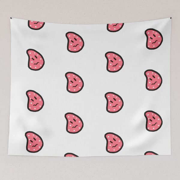 Item preview, Red nervous blob with stars designed and sold by pastelsloth.