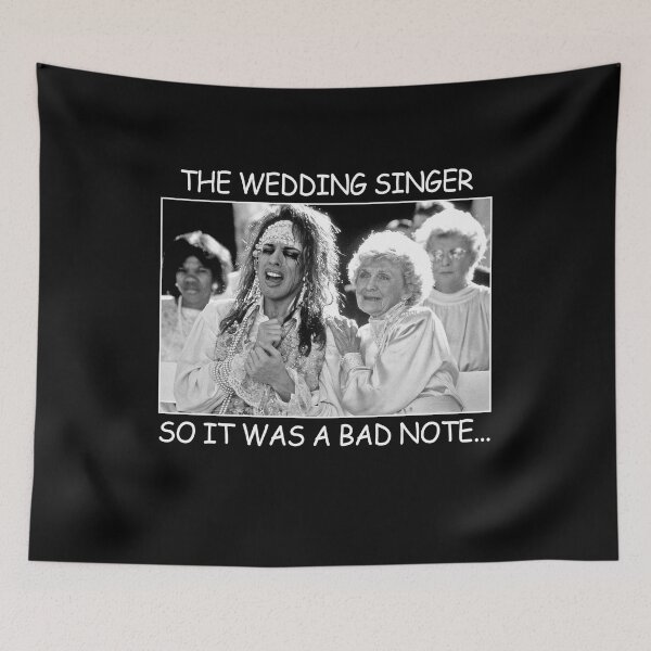 Item preview, The wedding singer so it was a bad note picture vintage designed and sold by agaaPereira473.