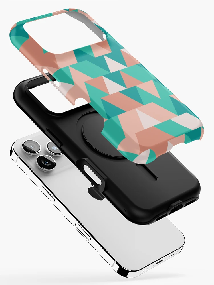 Thumbnail 2 of 4, iPhone Case, Triangles 7 designed and sold by genpythonart.