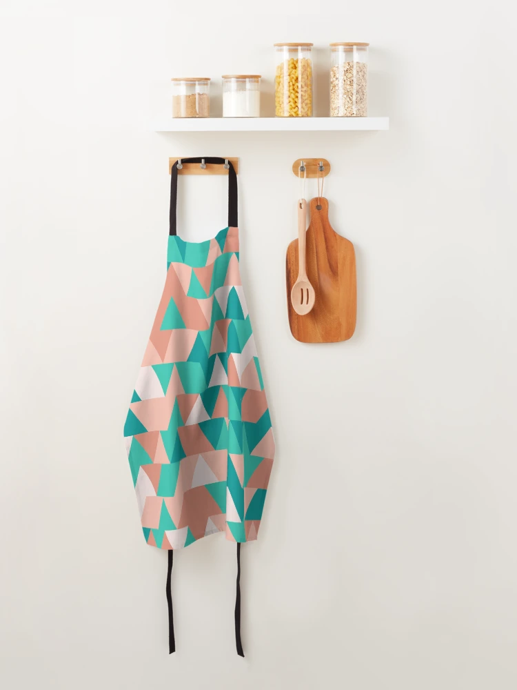Thumbnail 4 of 6, Apron, Triangles 7 designed and sold by genpythonart.