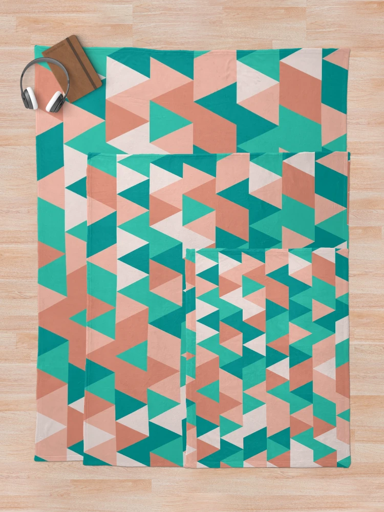 Thumbnail 5 of 6, Throw Blanket, Triangles 7 designed and sold by genpythonart.