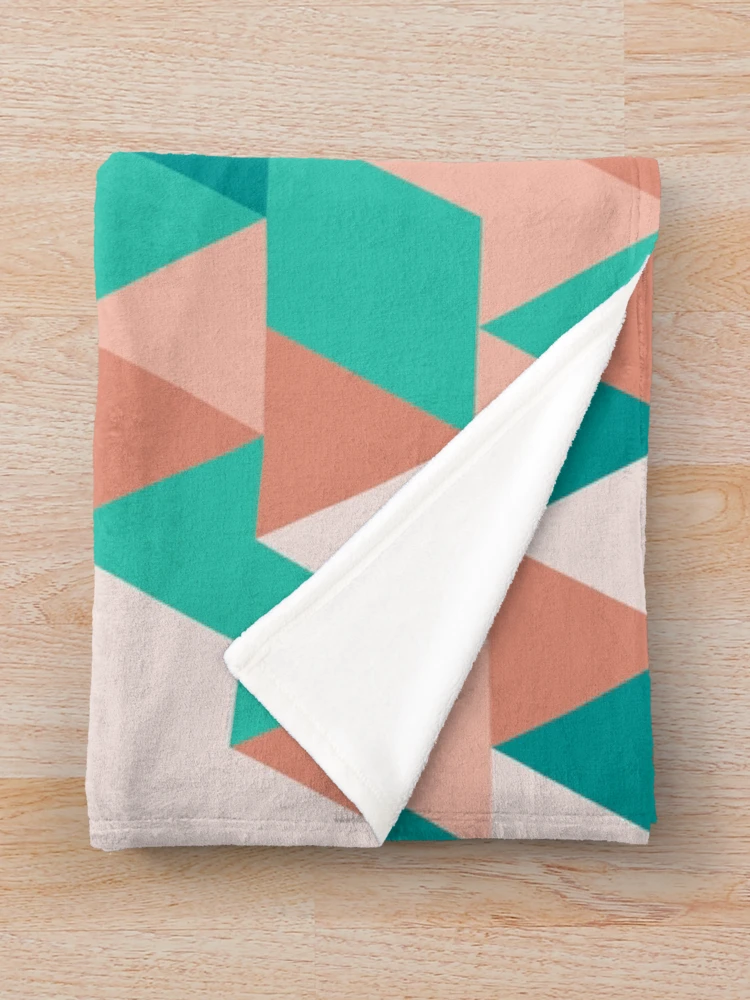 Thumbnail 3 of 6, Throw Blanket, Triangles 7 designed and sold by genpythonart.