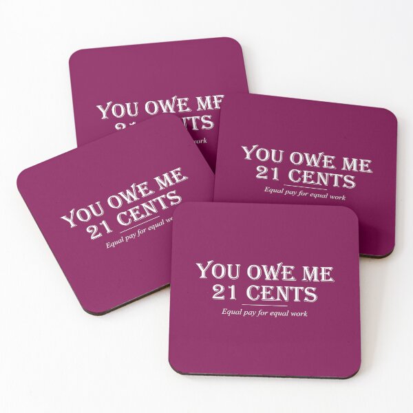 Item preview, Equal pay for equal work - Feminism designed and sold by crazycollective.