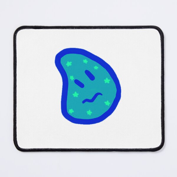 Item preview, Blue nervous blob with stars designed and sold by pastelsloth.