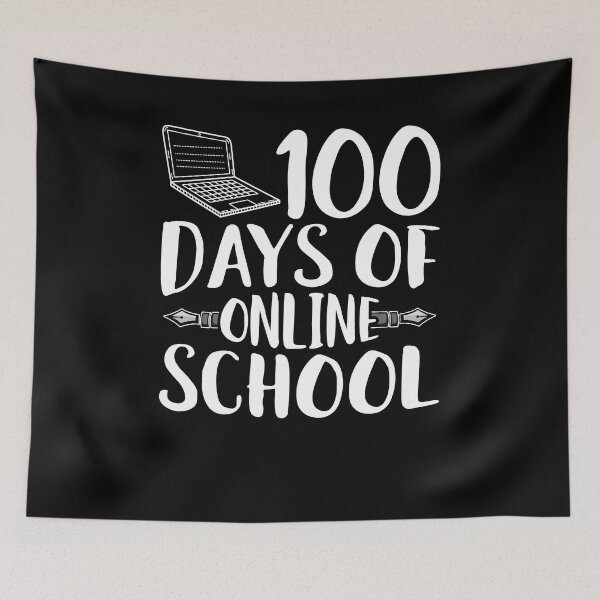 Item preview, 100 Days Of Online School Shirt, Online Teaching Shirt, 100 Boring Days Shirts, 100th School Celebration, Funny 100 Days Of School Shirt designed and sold by aymob.