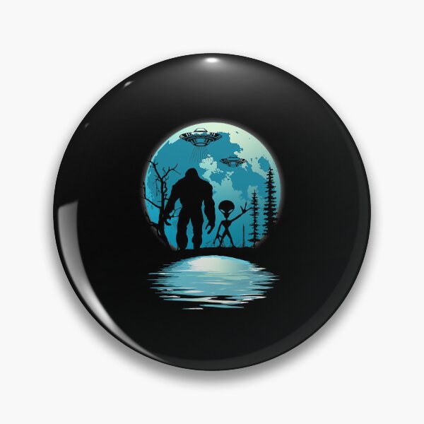 Item preview, Bigfoot UFO Moon Alien Extra Terrestrial designed and sold by danieljames11.