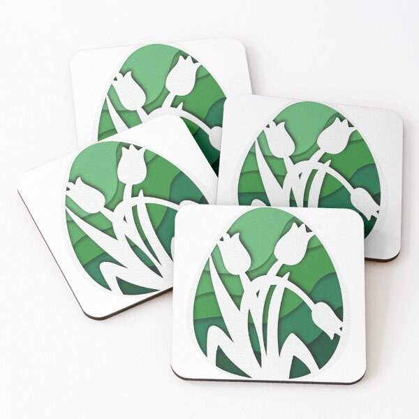 Artikelvorschau, Paper cut Easter egg green entworfen und verkauft von Maupi.