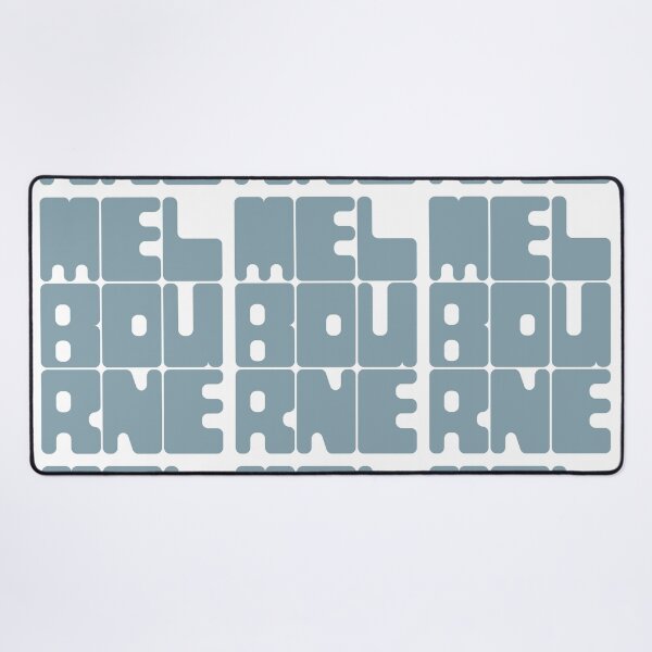 Item preview, Melbourne - Tourmaline blue designed and sold by boxedspaper.