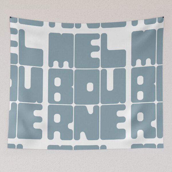 Item preview, Melbourne - Tourmaline blue designed and sold by boxedspaper.