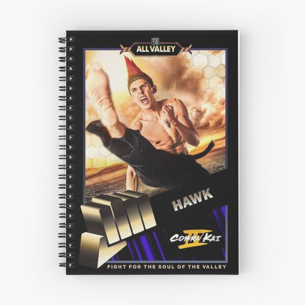 Item preview, Carte Hawk cobra kai saison 4 Sticker designed and sold by KelvinWard.