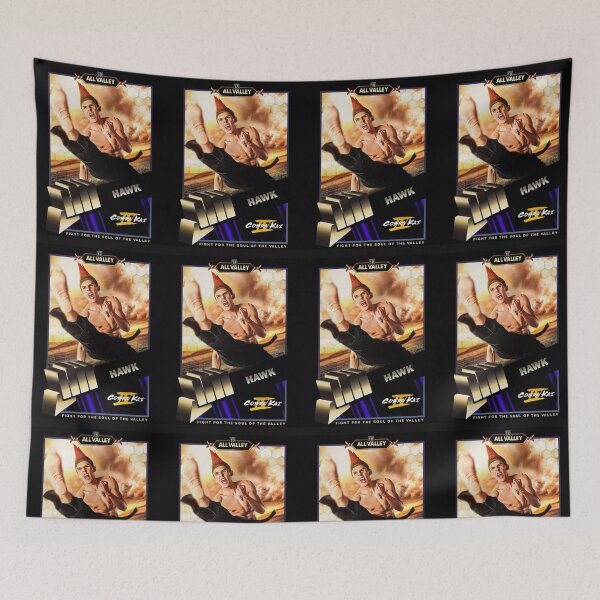Item preview, Carte Hawk cobra kai saison 4 Sticker designed and sold by KelvinWard.