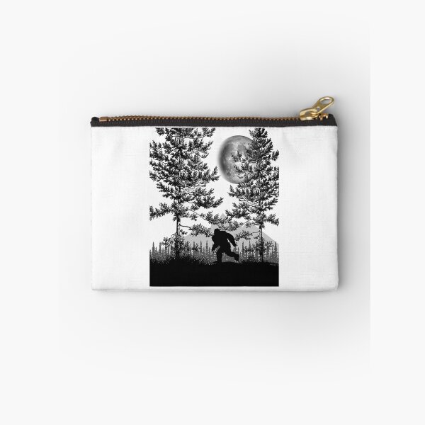 Item preview, Bigfoot Walking in the Forest Moon Night Sky Sasquatch designed and sold by danieljames11.