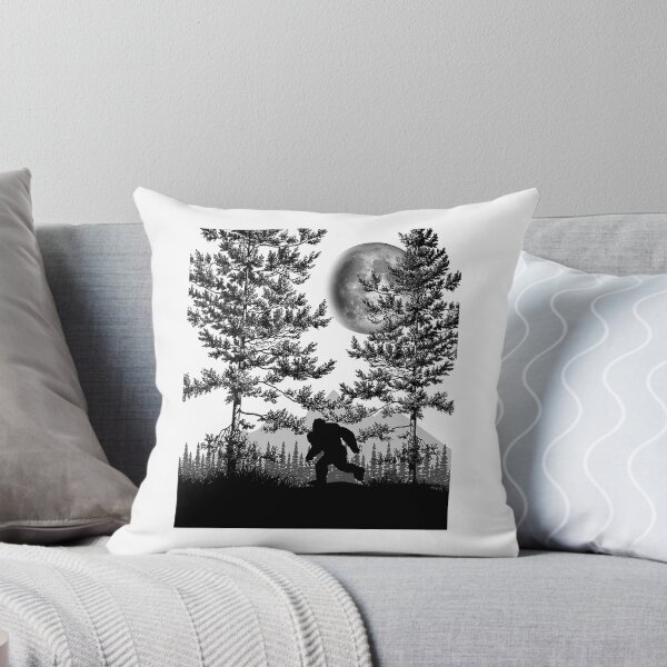 Item preview, Bigfoot Walking in the Forest Moon Night Sky Sasquatch designed and sold by danieljames11.