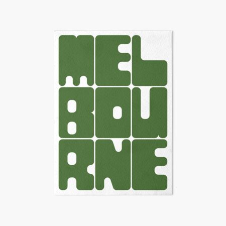 Item preview, Melbourne - Treetop Green designed and sold by boxedspaper.
