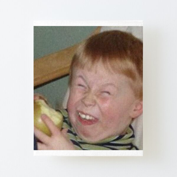 Little Kid Redhead Fat Laughing Mocking Funny Meme Face Classic | Poster