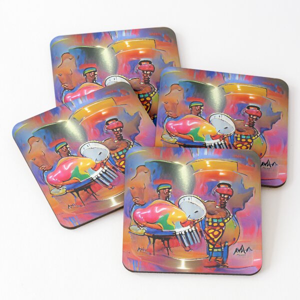 Item preview, African Percussion ~ Colorful Positive Vibes designed and sold by cottonklub.
