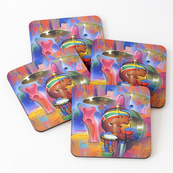 Item preview, African Percussion ~ Colorful Positive Vibes designed and sold by cottonklub.