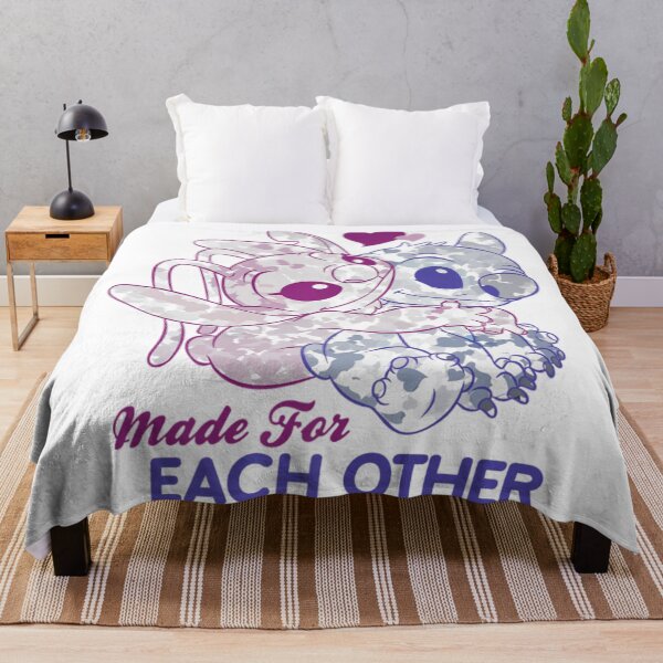Item preview, Stitch Made For Each Other Valentines Day designed and sold by Anthony993.