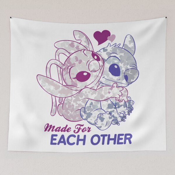 Item preview, Stitch Made For Each Other Valentines Day designed and sold by Anthony993.