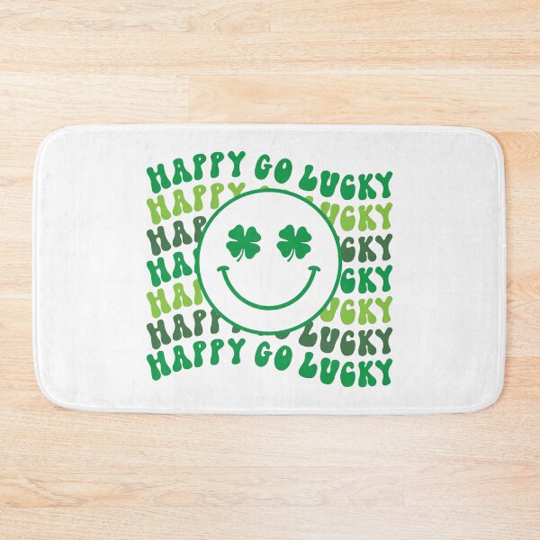 Item preview, Happy Go Lucky Smiley Face Clover Shamrock St Patrick's Day designed and sold by piipiece.