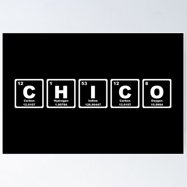 Chico Periodic Table Poster