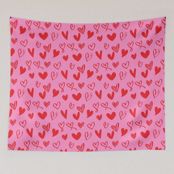 Item preview, Hearts Doodle Pattern designed and sold by IrisDesign20.