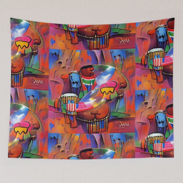 Item preview, African Percussion ~ Colorful Positive Vibes designed and sold by cottonklub.