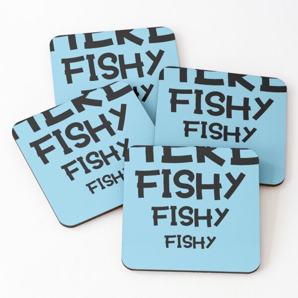 Item preview, HERE FISHY FISHY  Sticker designed and sold by LukasHeymich.