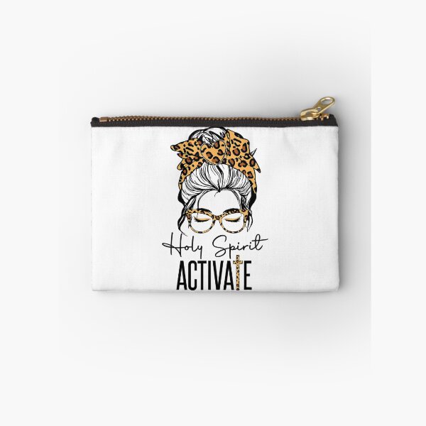 Item preview, Holy Spirit Activate Black Mom Life Leopard Messy Bun designed and sold by ryanbrian.