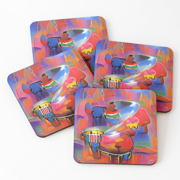 Item preview, African Percussion ~ Colorful Positive Vibes designed and sold by cottonklub.