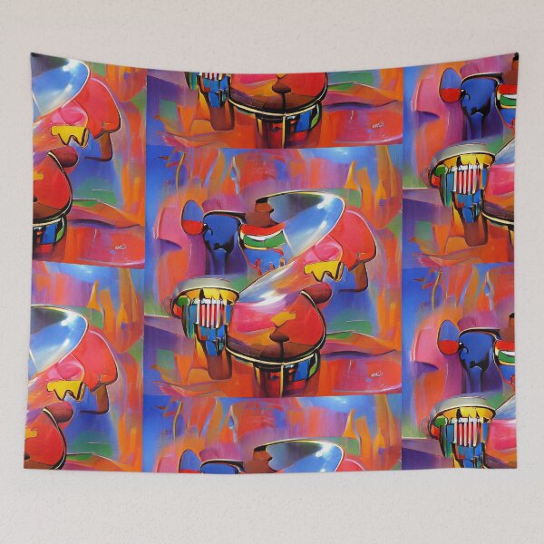 Item preview, African Percussion ~ Colorful Positive Vibes designed and sold by cottonklub.