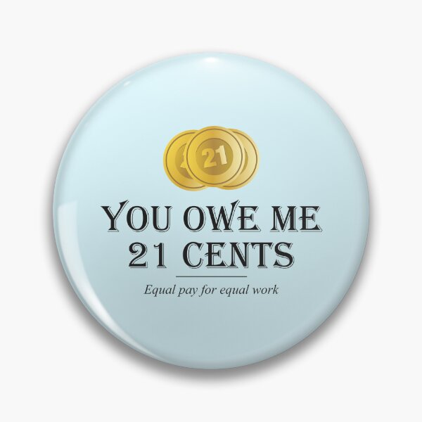 Item preview, Equal pay for equal work - Feminist designed and sold by crazycollective.