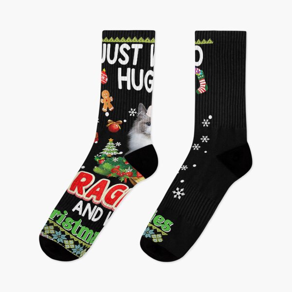 Item preview, Cat Hug My Ragdoll Cat Watch Christmas Movies kittens Lover T-Shirt designed and sold by RomondHall.
