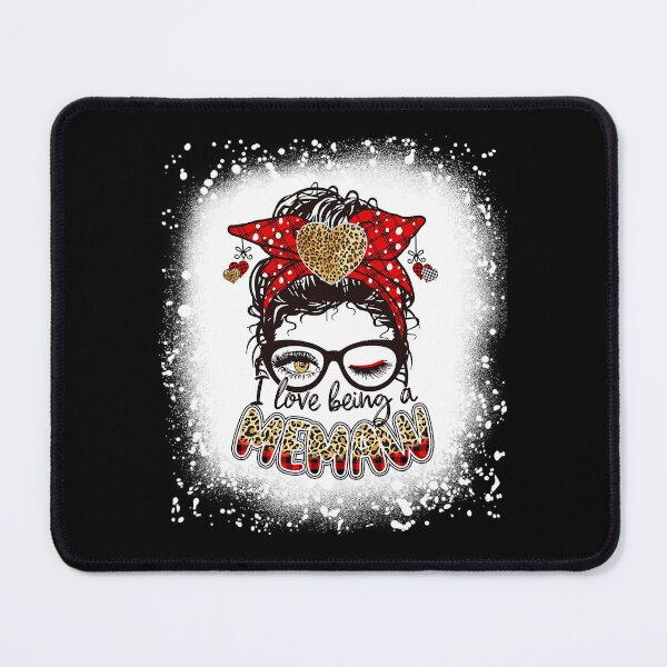 Item preview, I Love Being A Memaw Messy Bun Mom Matching designed and sold by ryanbrian.
