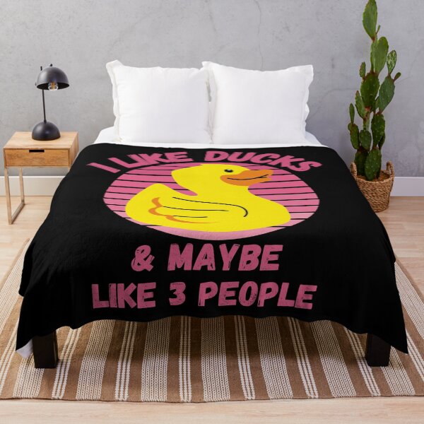 Item preview, I Like Ducks and Maybe Like 3 People Funny Duck Lovers Design designed and sold by Nathalie Aynié.